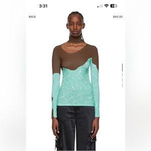 ANDERSSON BELL
Brown Water Wave Turtleneck new with tag